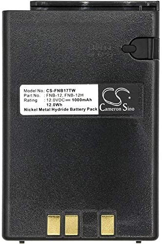 FNB17TW (FNB-17) Batteria 1000mAh compatibile con VERTEX e YAESU FT-23R, FT-33R, FT-411, FT-411 Mark II, FT-470, FT-73R, etc