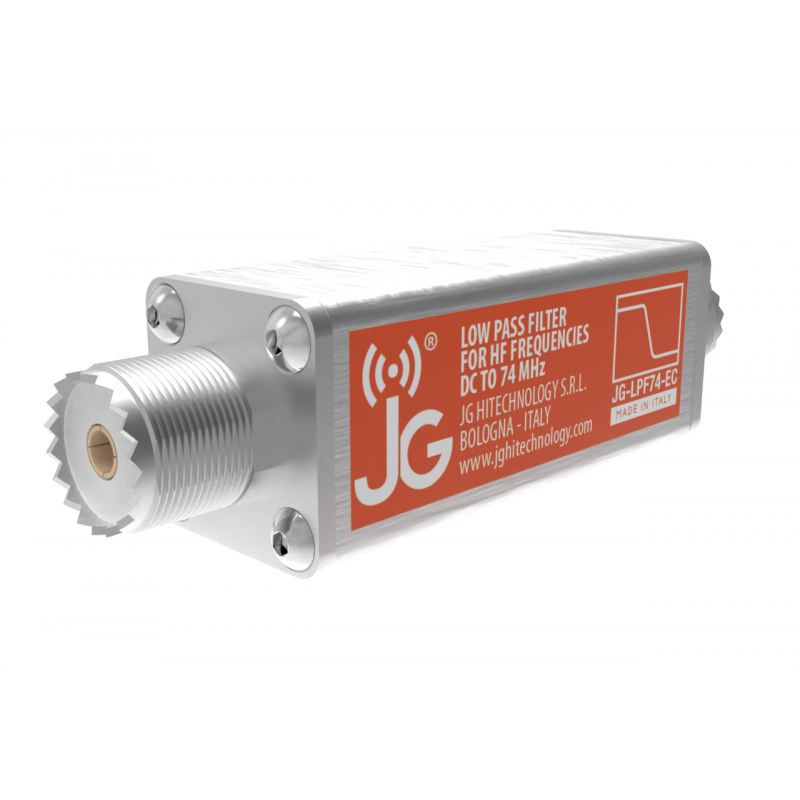 JG-LPF74-EC Filtro passa basso 0-74MHz coassiale 100W - Ideale per ricetrasmettitori SDR