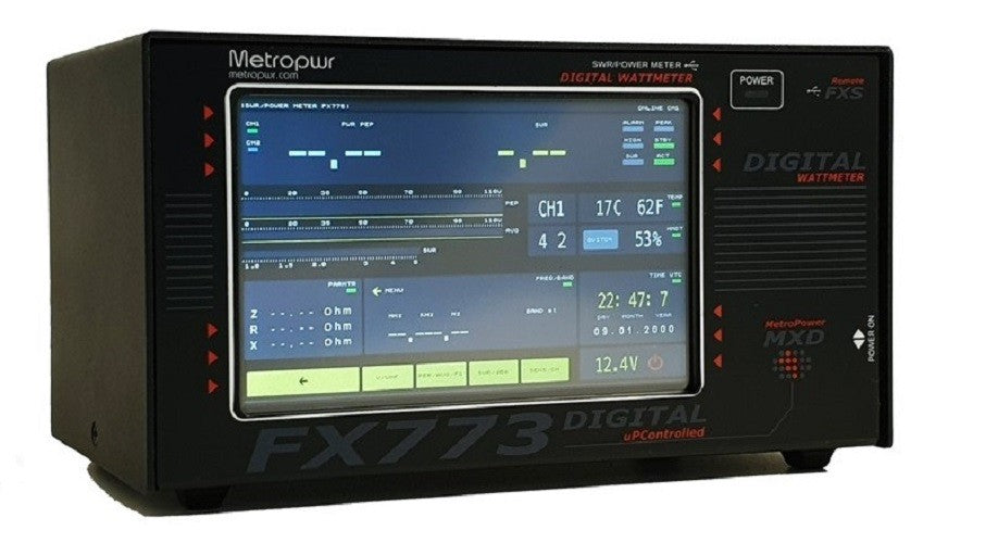 MetroPWR FX773 5", Ros/Wattmetro vettoriale 1.8/55 MHz (160/6mt) 3KW