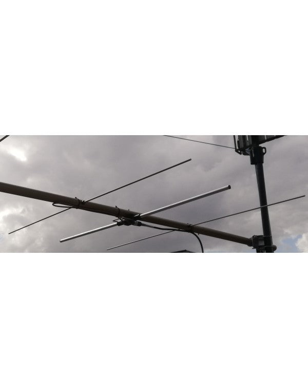 8JXX2 BACK Antenna direttiva 144 Mhz attacco a bandiera