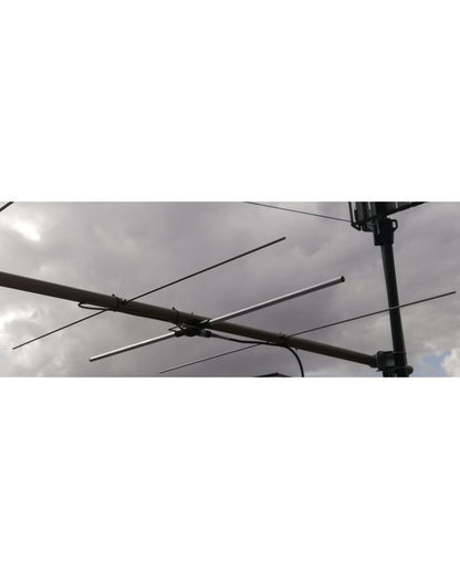 8JXX2 BACK Antenna direttiva 144 Mhz attacco a bandiera