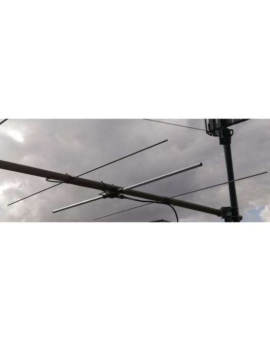 8JXX2 BACK Antenna direttiva 144 Mhz attacco a bandiera