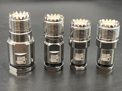 HRS SO239PRO6 - Connettore professionale SO239 UHF femmina per cavi 6,3 mm
