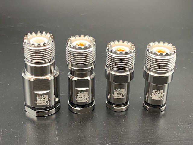 HRS SO239PRO7 - Connettore professionale SO239 UHF femmina per cavi 7 mm