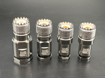 HRS SO239PRO7 - Connettore professionale SO239 UHF femmina per cavi 7 mm