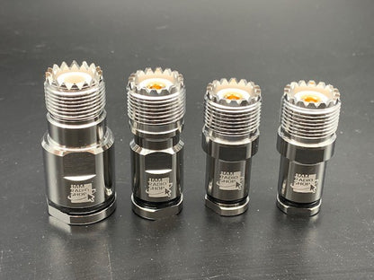 HRS SO239PRO10 - Connettore professionale SO239 UHF femmina per cavi 10 mm