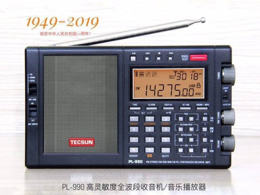 TECSUN PL-990X versione europea,
ricevitore professionale 01-30 Mhz all mode