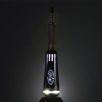 Antenna CB PNI LED 2000, 90 cm, con base magnetica 145mm, 26-28 MHz, 500 Watt, si illumina durante la trasmissione
