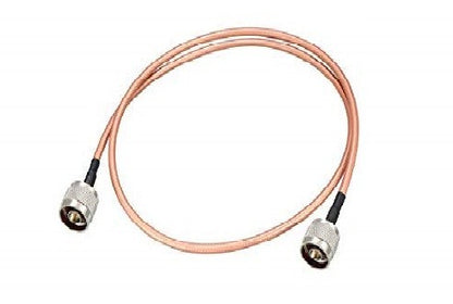 Cavetto intestato N maschio, 2 metri RG-142 teflon