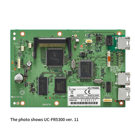 Icom UC-FR5300  NETWORK/CONTROLLER BOARD