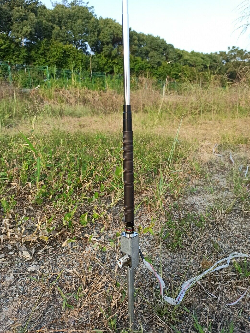 Staffa (puntale) di supporto per antenna QRO e QRP portatile, connettore SO239 + BNC per QRP
