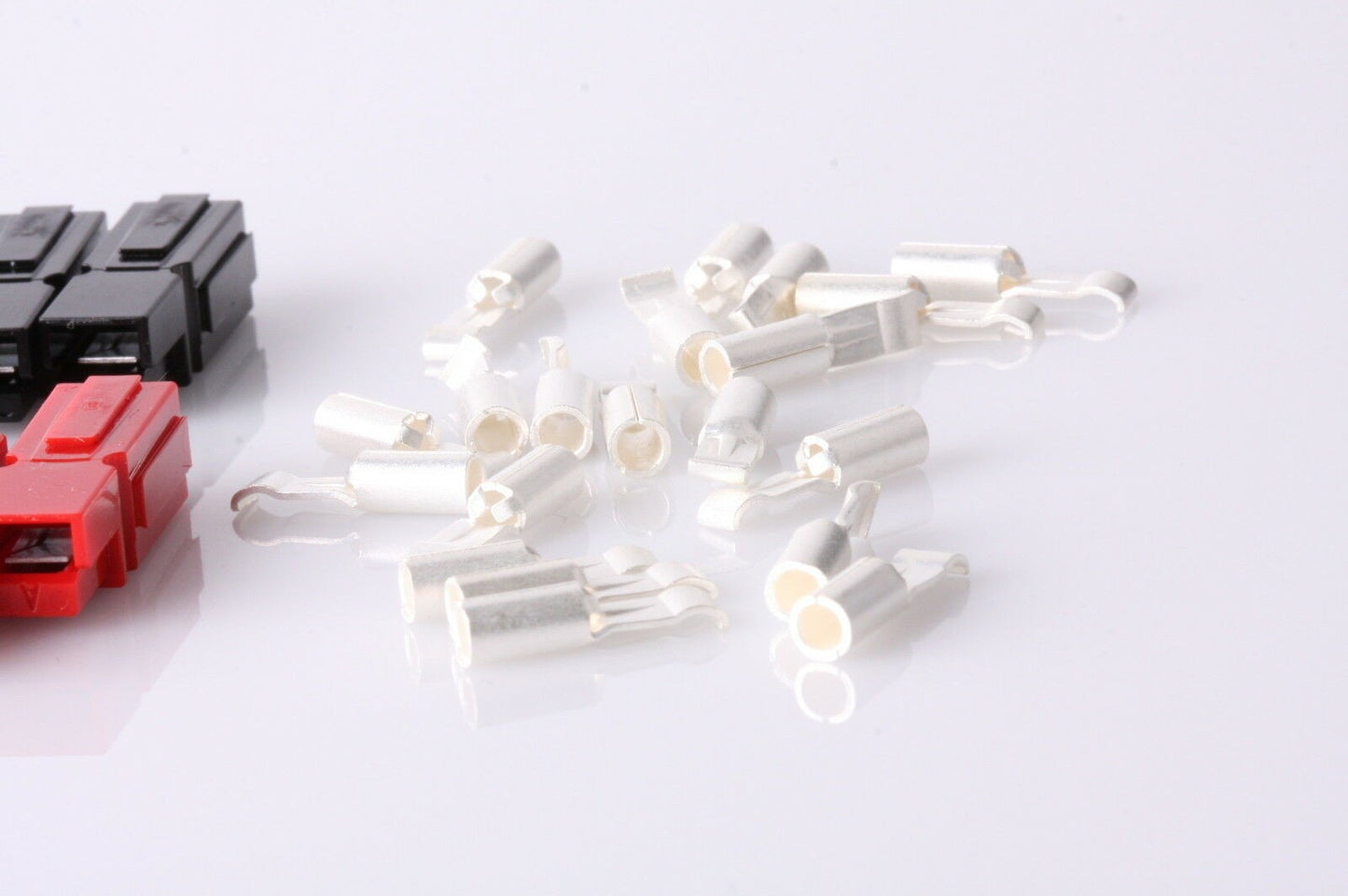 Contatti  compatibili PowerPole 30A,  set (20 pezzi) 10 coppie, Per apparati QRO e QRP