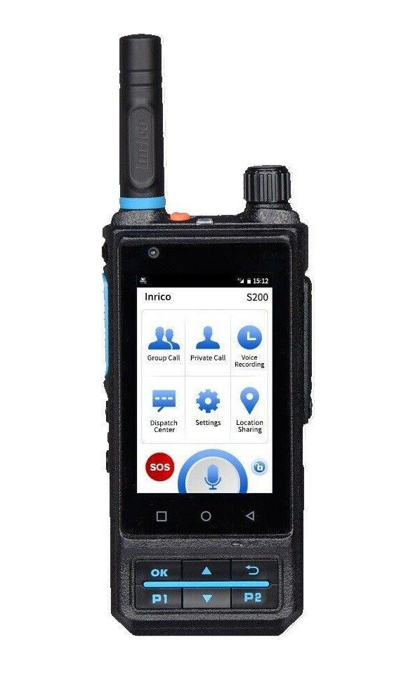 Inrico S200 PoC Radio Ricetrasmettitore 4G LTE portatile per uso professionale