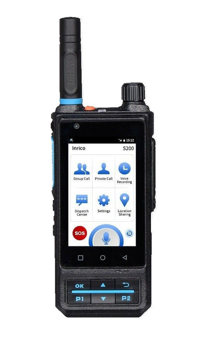 Inrico S200 PoC Radio Ricetrasmettitore 4G LTE portatile per uso professionale