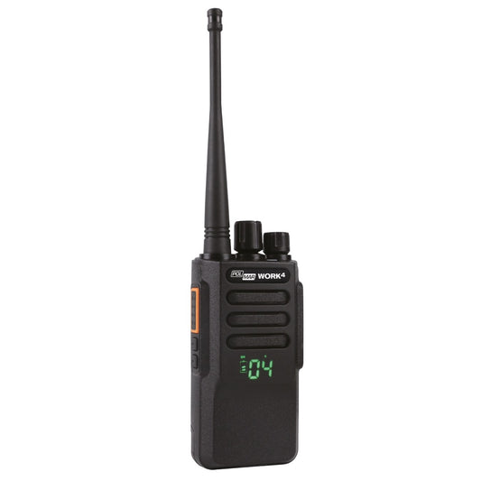 Polmar Work 4 - Ricetrasmettitore PMR 446, batteria lithio 1700 mAh