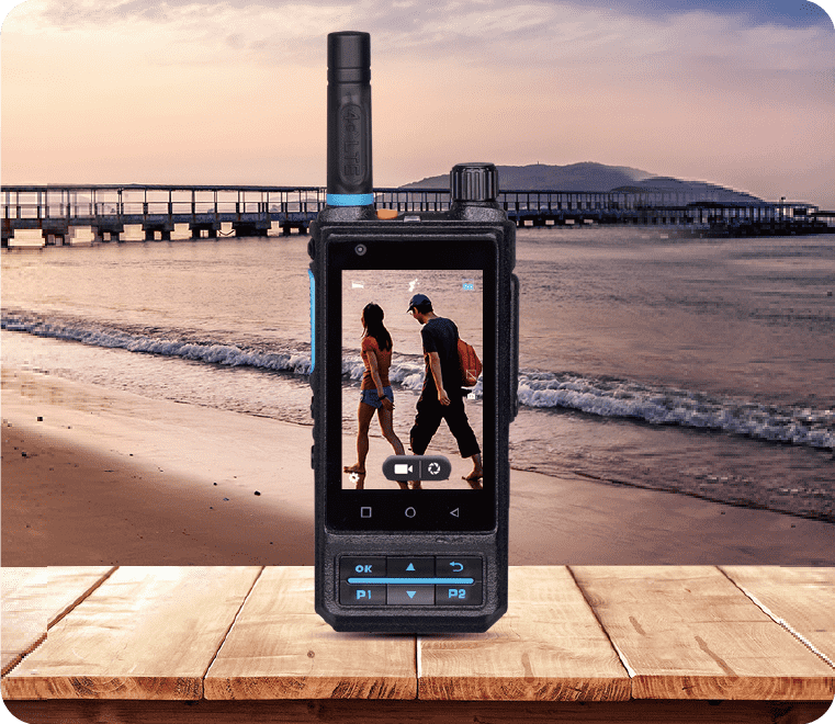 Inrico S200 PoC Radio Ricetrasmettitore 4G LTE portatile per uso professionale