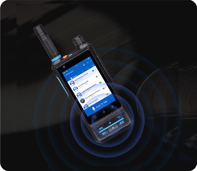 Inrico S200 PoC Radio Ricetrasmettitore 4G LTE portatile per uso professionale