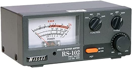 Nissei RS-102 Rosmetro wattmetro 1.6-200 MHz 5/20/2000W