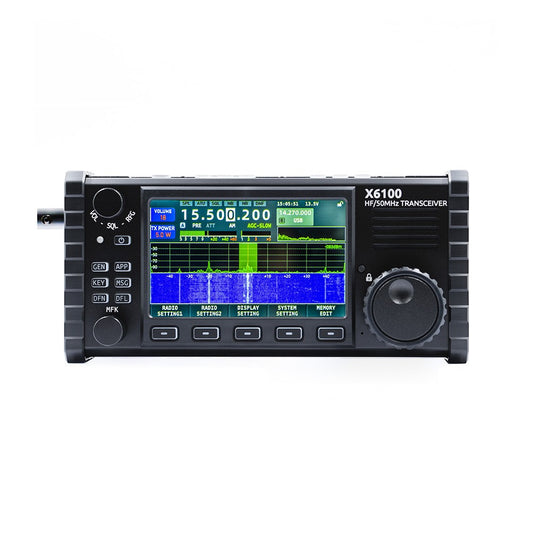 XIEGU X6100- RTX SDR QRP portatile 1-55 MHz 10 W con ATU, DSP e batteria