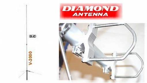 Diamond V-2000 Antenna Tribanda 50/144/430 MHz
