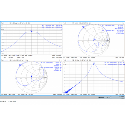 JG-BPF2M Filtro passa banda 3 cellehelical/helix filter 144MHz