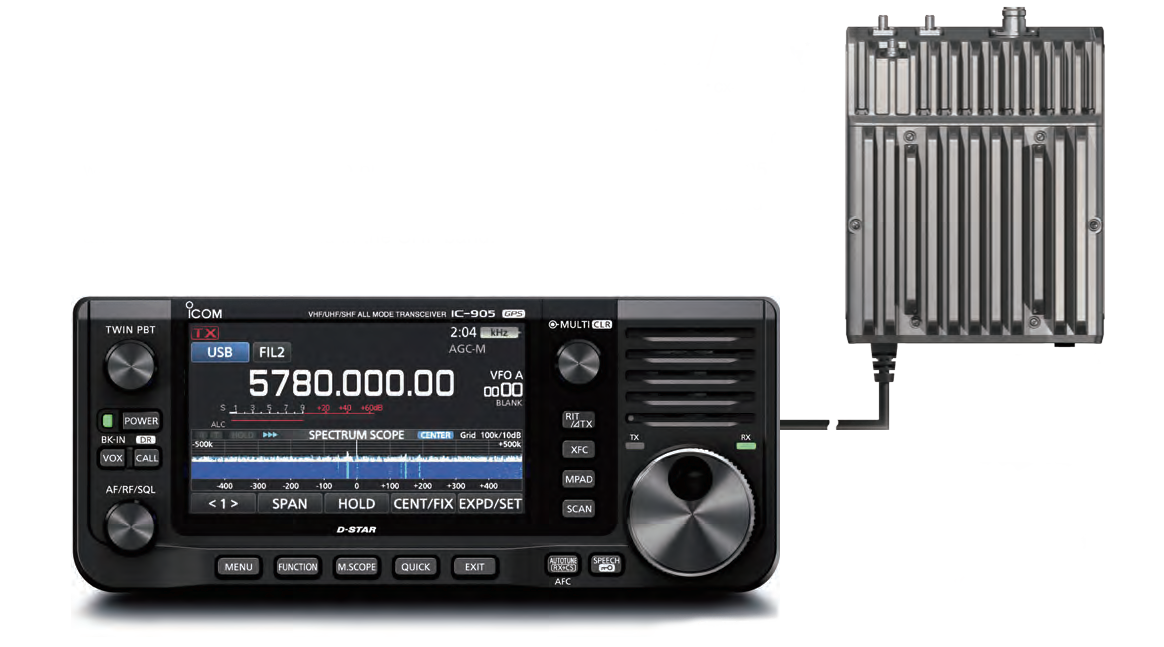 Icom IC-905 Ricetrasmettitore 144/430/1200/2400/5600 MHz e 10 GHz opzional