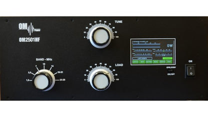 OM Power OM2501HF Amplificatore lineare 2,5 KW, 1.8-29 MHz, con GU84B