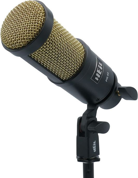Heil Sound PR40 - Microfono Dinamico Top Class, Black & Gold