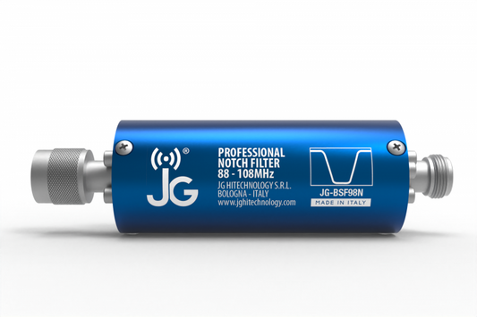 JG-BSF98N Filtro notch N 88-108MHz -90dB 98MHz