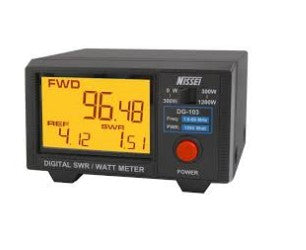 Nissei DG-103 MAX Ros/Wattmetro digitale HF/50 MHz 1200 Watts Con indicazione della potenza di picco