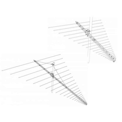 100JXX1300 Antenna Log Periodica professionale 100-1300 MHz