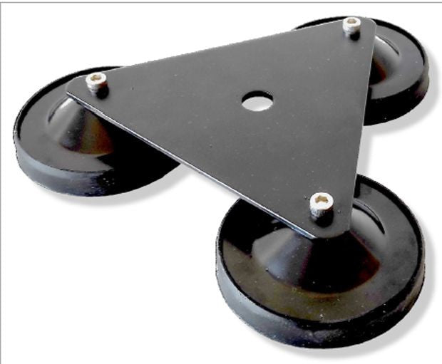 UM-310 Base magnetica tripla con foro da 16mm, magneti d. 95mm