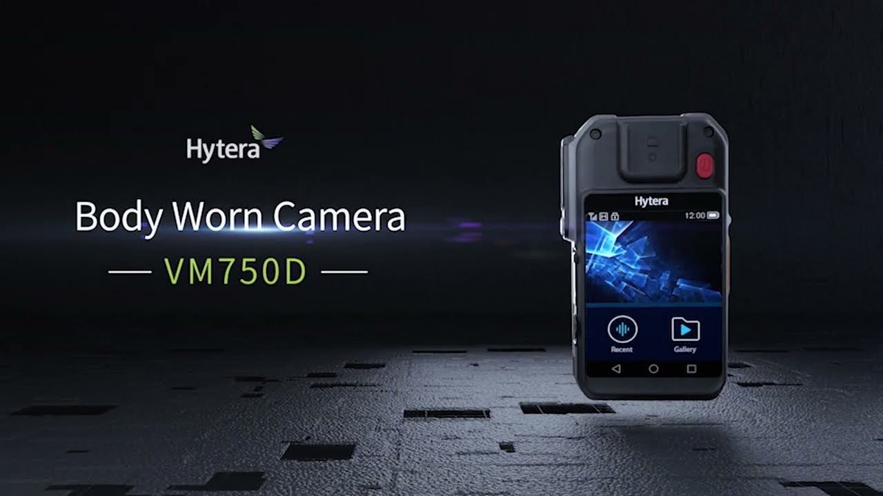 Hytera VM750D - Bodycam 4G, PTT, Man Down, Touch Screen