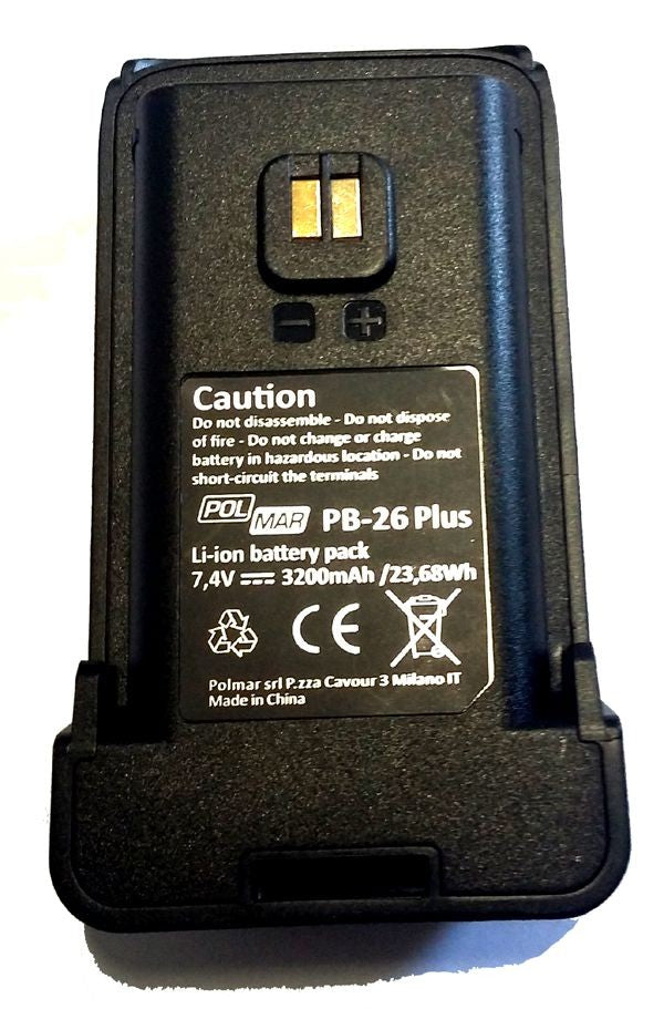 PB-26 PLUS Polmar , Batteria Li-Ion 1700mAH per Work IV
