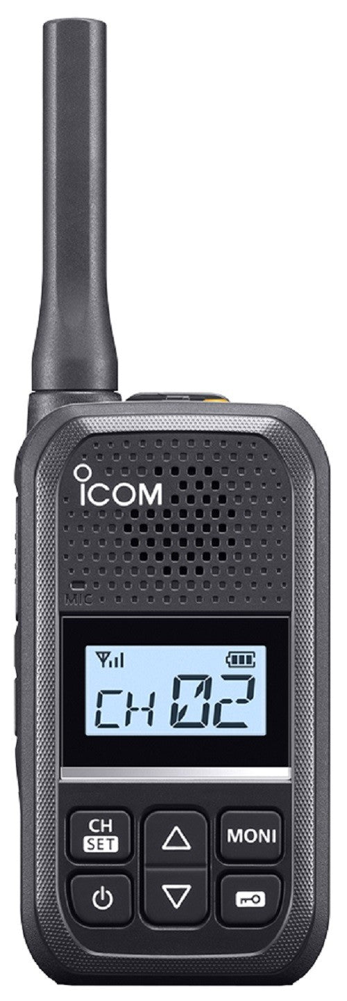 Icom IC-U20SR Ricetrasmettitore portatile analogico PMR446,
con display LCD