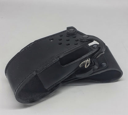 Custodia da cintura  in pelle per Icom ICF-1000, IC-F2000 e altri simili