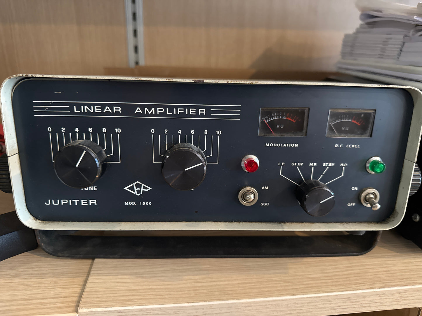 CEP Jupiter 1500 Usato - Amplificatore lineare valvolare CB 500W SSB, 250W AM