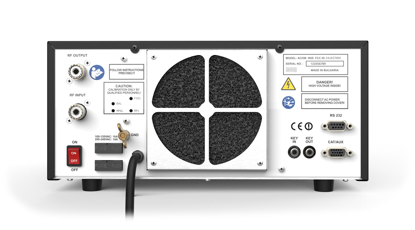 Acom A700S Amplificatore lineare HF 700 watts HF + 6 Metri