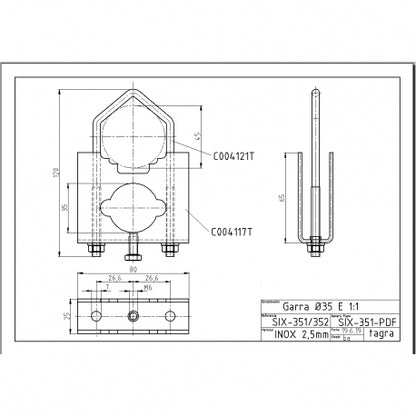 Tagra KAD-170 Antenna verticale VHF professionale