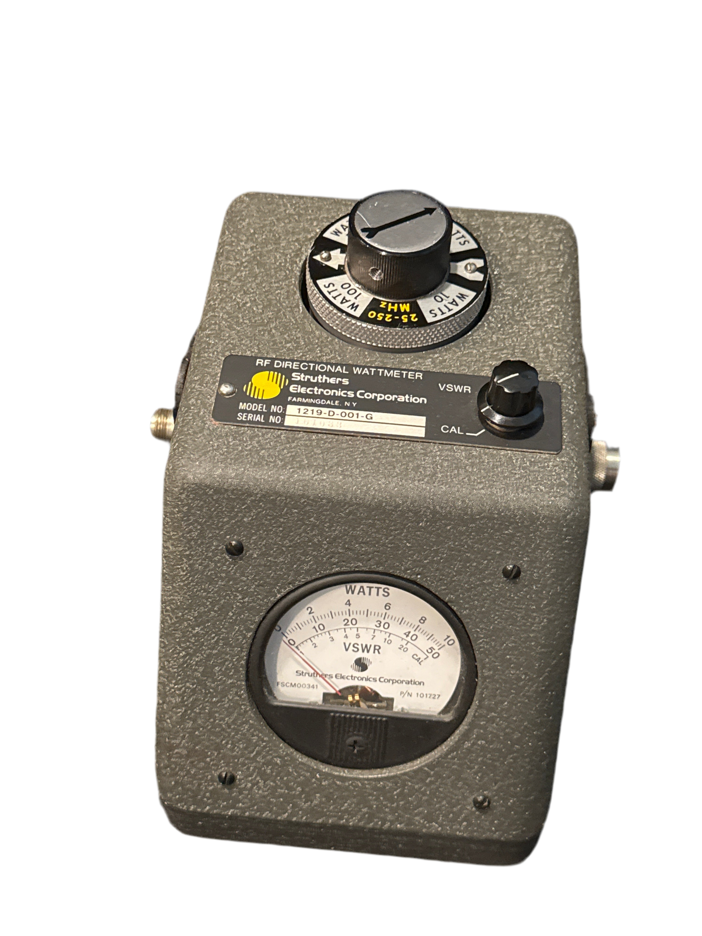 Wattmetro professionale 3 testine 2-1000 MHz fino a 1000 watts e valigia - USATO