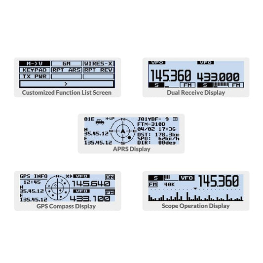 Yaesu FTM-310DE-ASP Ricetrasmettitore veicolare 14/430MHZ 55W/50W C4FM
DIGITAL/ FM
