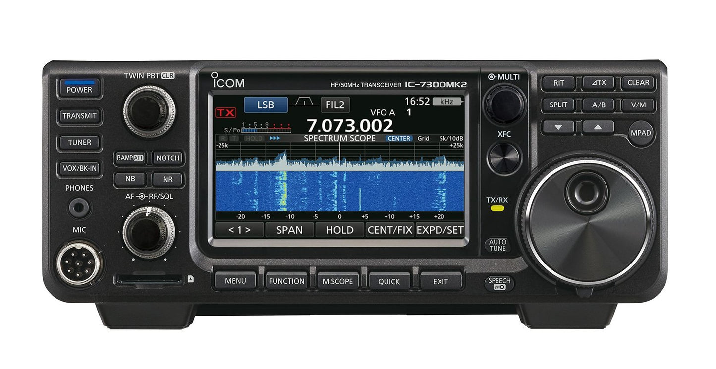 ICOM IC-7300MKII RICETRASMETTITORE HF/50/70MHz GARANZIA UFFICIALE ITALIANA