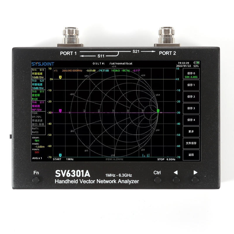 JNC SV6301A VNA 6,3 GHz Schermo da 7", 2 prese N