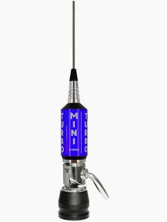 Sirio MINI TURBO Model “S” BLUE COAX - Antenna veicolare C.B. 800W, 125 cm.