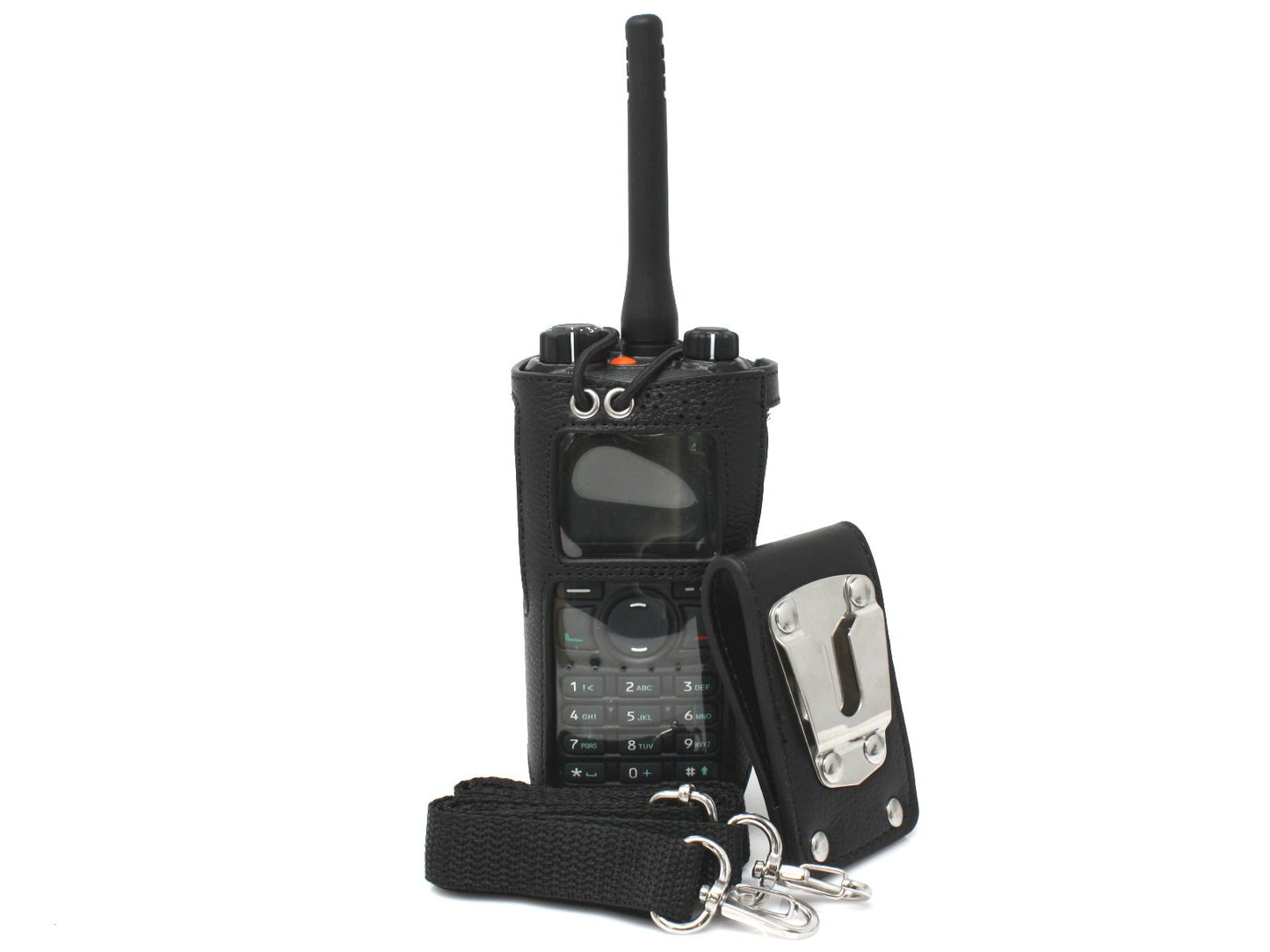 Hytera LCY025 Custodia in pelle con tracolla per serie HP7
