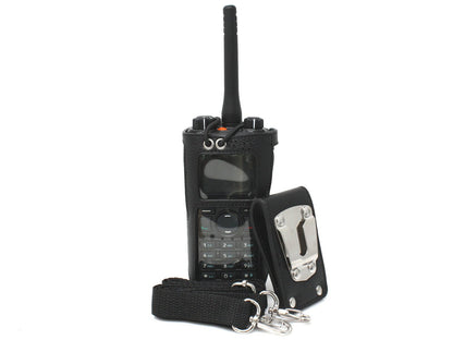 Hytera LCY025 Custodia in pelle con tracolla per serie HP7