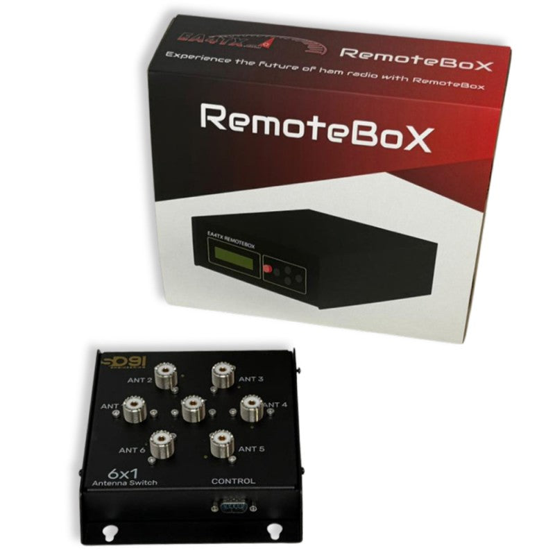 EA4TX PACK REMOTEBOX 6X1 + COMMUTATORE D'ANTENNA