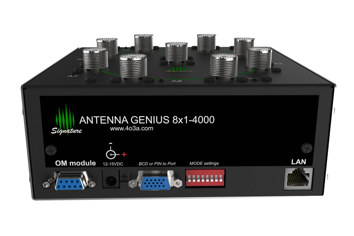 4O3A Antenna Genius 8x1 (AG 8x1) Commutatore d'Antenna Intelligente LAN/WAN 3kW