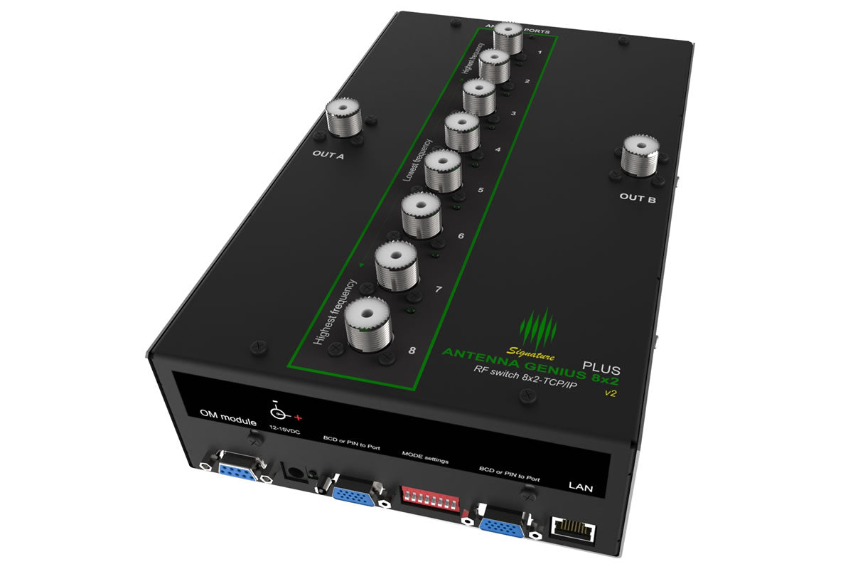 4O3A Antenna Genius 8x2 (AG 8x2+) Commutatore d'Antenna Intelligente LAN/WAN